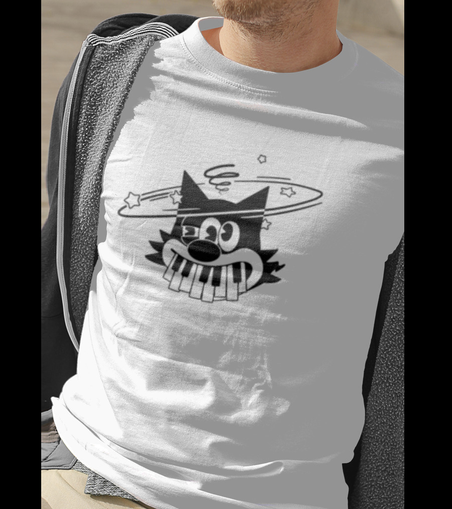 G Jones Eprom Slamming Keys Cat T-Shirt