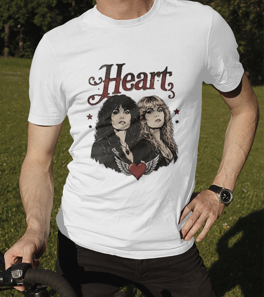 Heart Band Sing Loud Love Wild With Iconic Duo T-Shirt