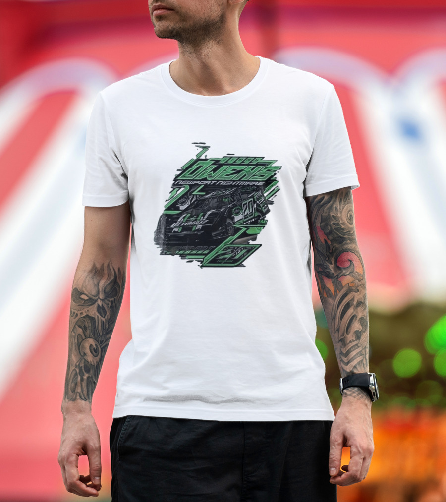 Jimmy Owens Newport Nightmare 20 Car Racing Ultimate 64 Dirt Track 2023 T-Shirt