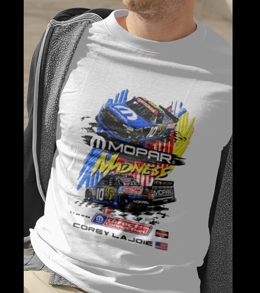 Kaulig Racing Corey LaJoie Mopar Madness 10 Direct Connection NASCAR 2023 T-Shirt