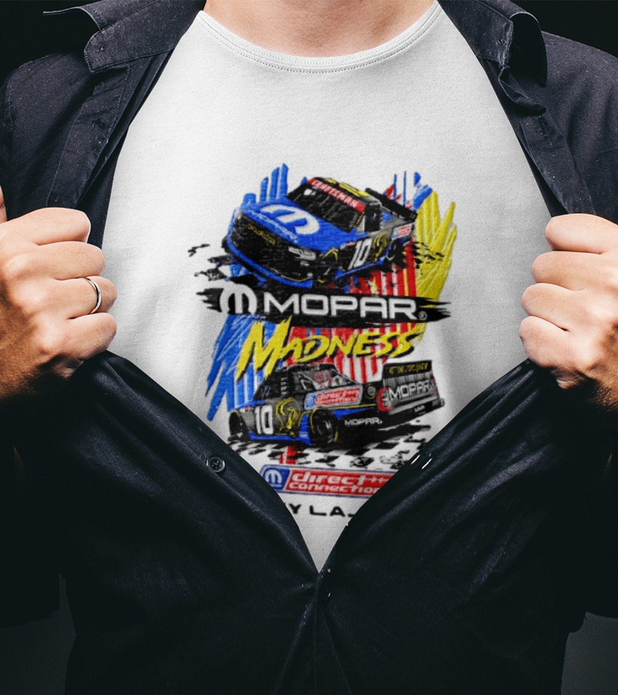 Kaulig Racing Corey LaJoie Mopar Madness 10 Direct Connection NASCAR 2023 T-Shirt