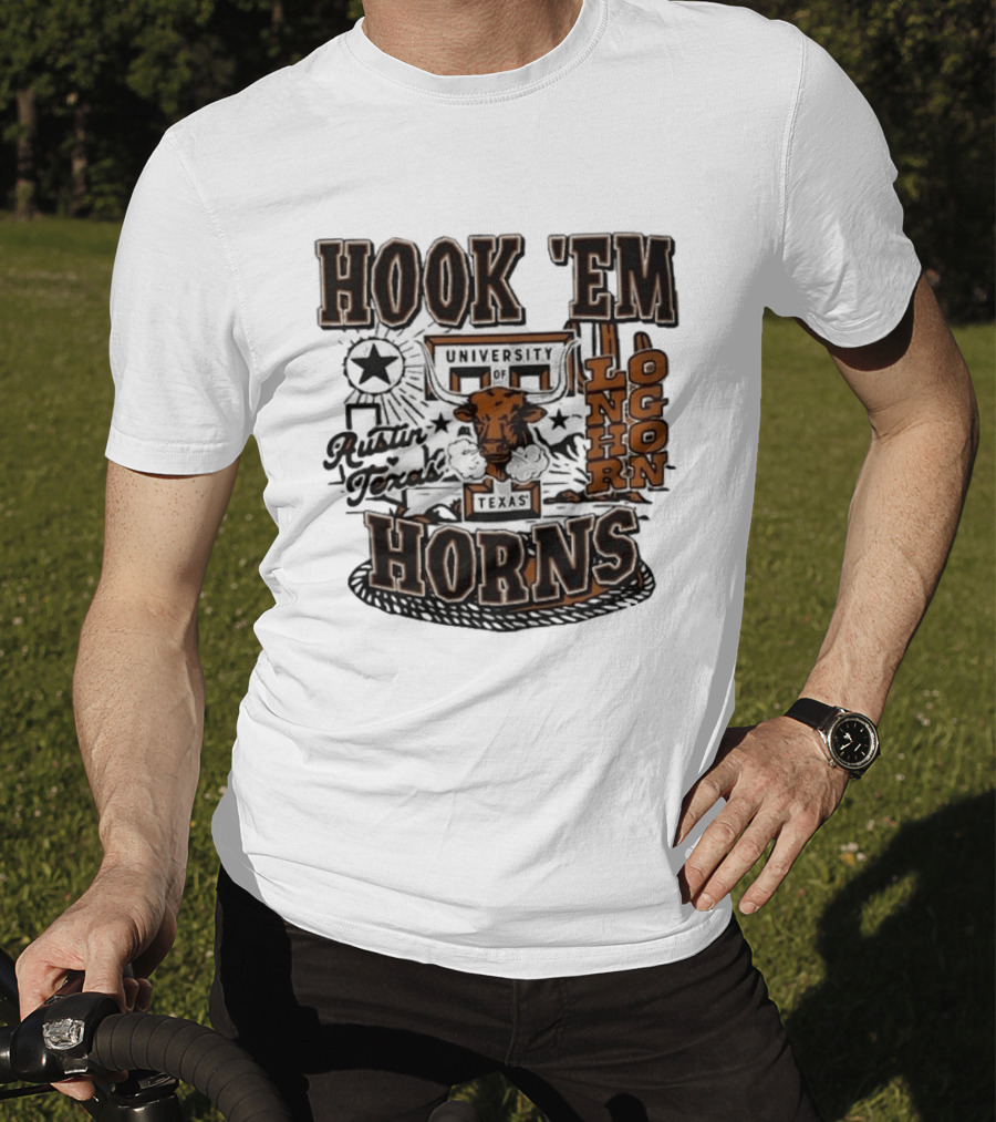 Hook 'Em Horns University Of Texas Austin Longhorns Texas T-Shirt