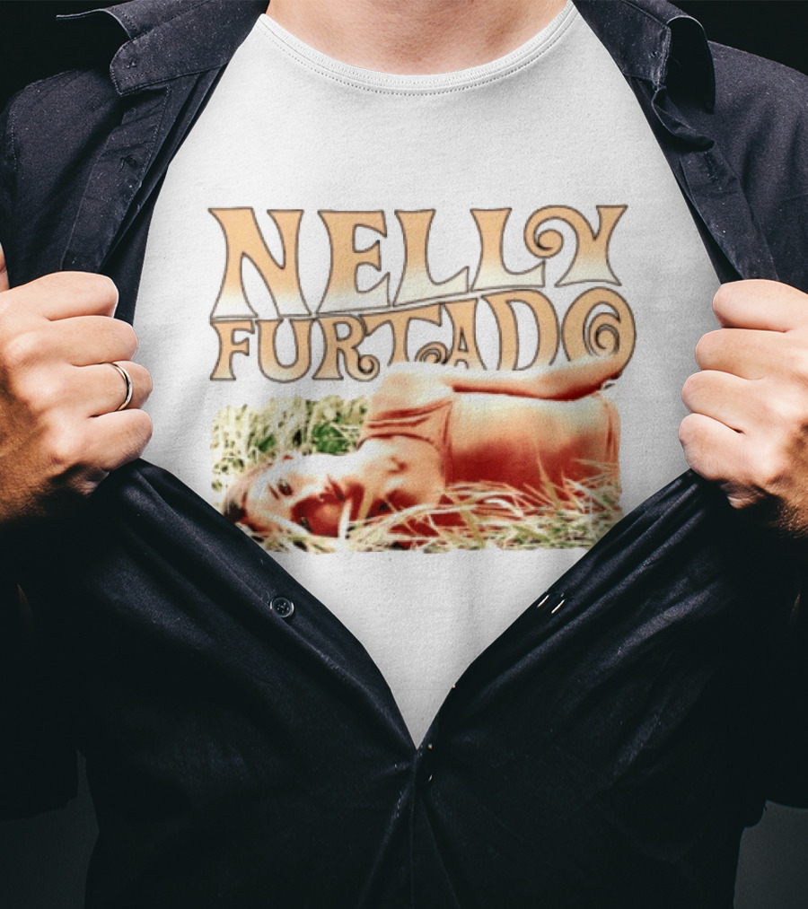 Nelly Furtado Woah Nelly Album Cover Image T-Shirt