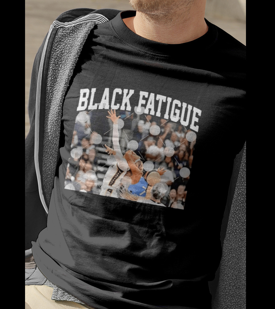 BLACK FATIGUE Basketball Sports Athlete Action Scene T-Shirt