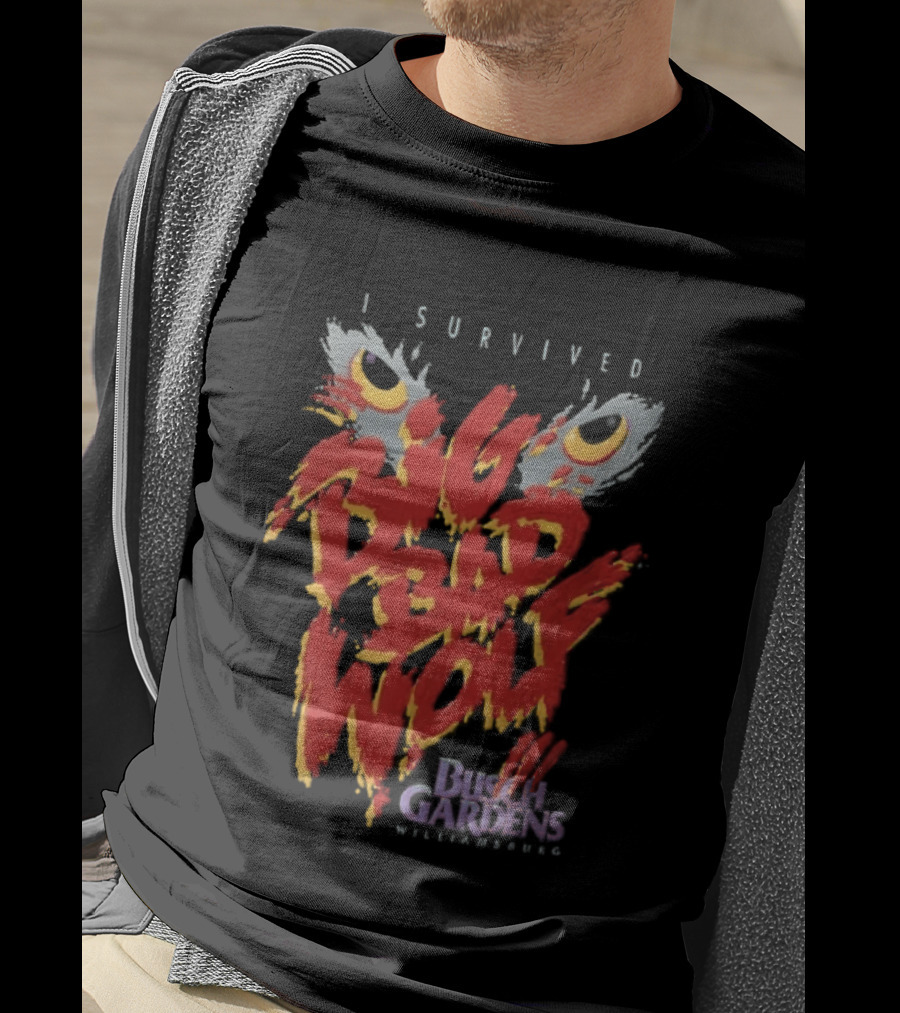 I Survived Big Bad Wolf Busch Gardens Williamsburg T-Shirt
