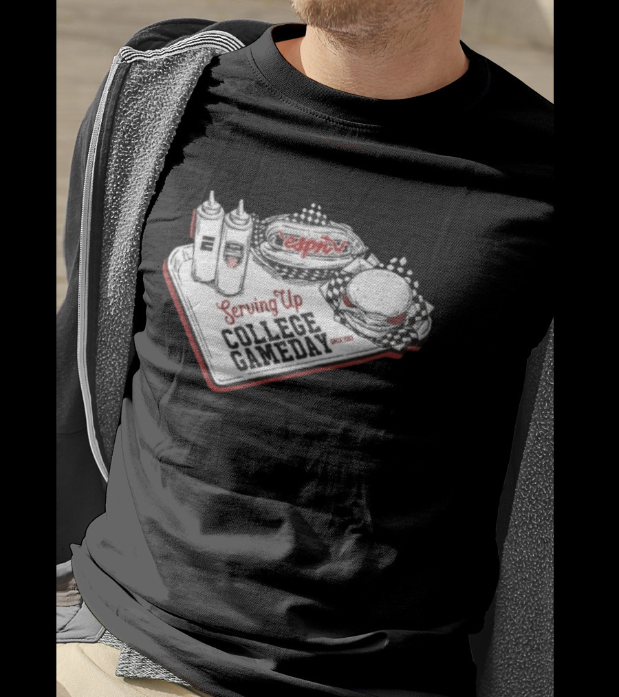 Serving Up College GameDay ESPN Since 1993 T-Shirt
