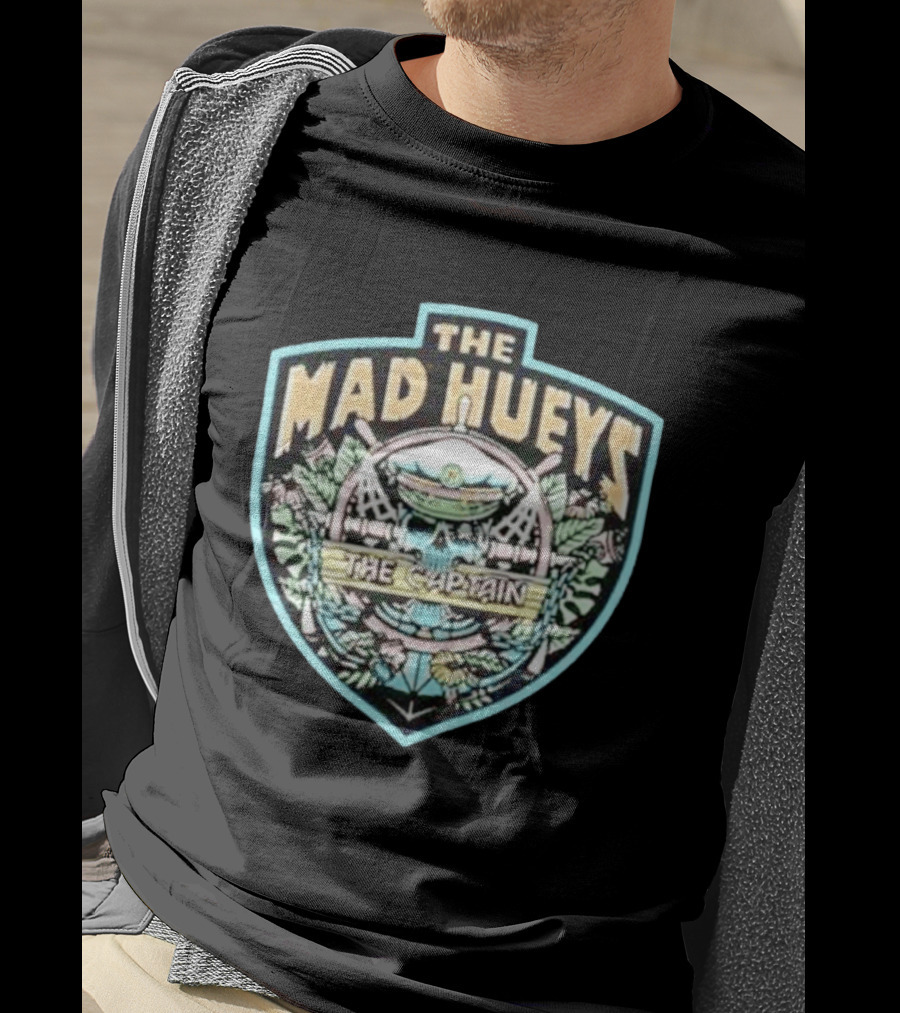 The Mad Hueys The Captain Skull Nautical T-Shirt