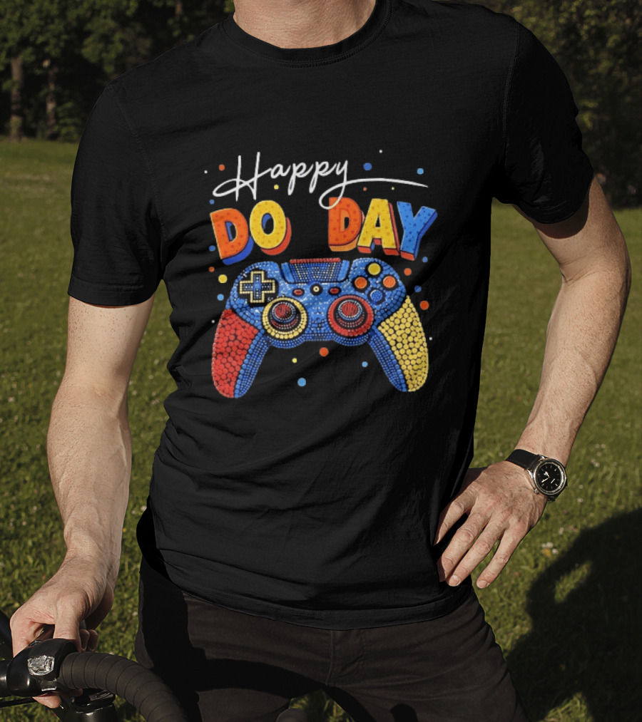 Happy Dot Day Gaming Controller Video Game Celebration T-Shirt
