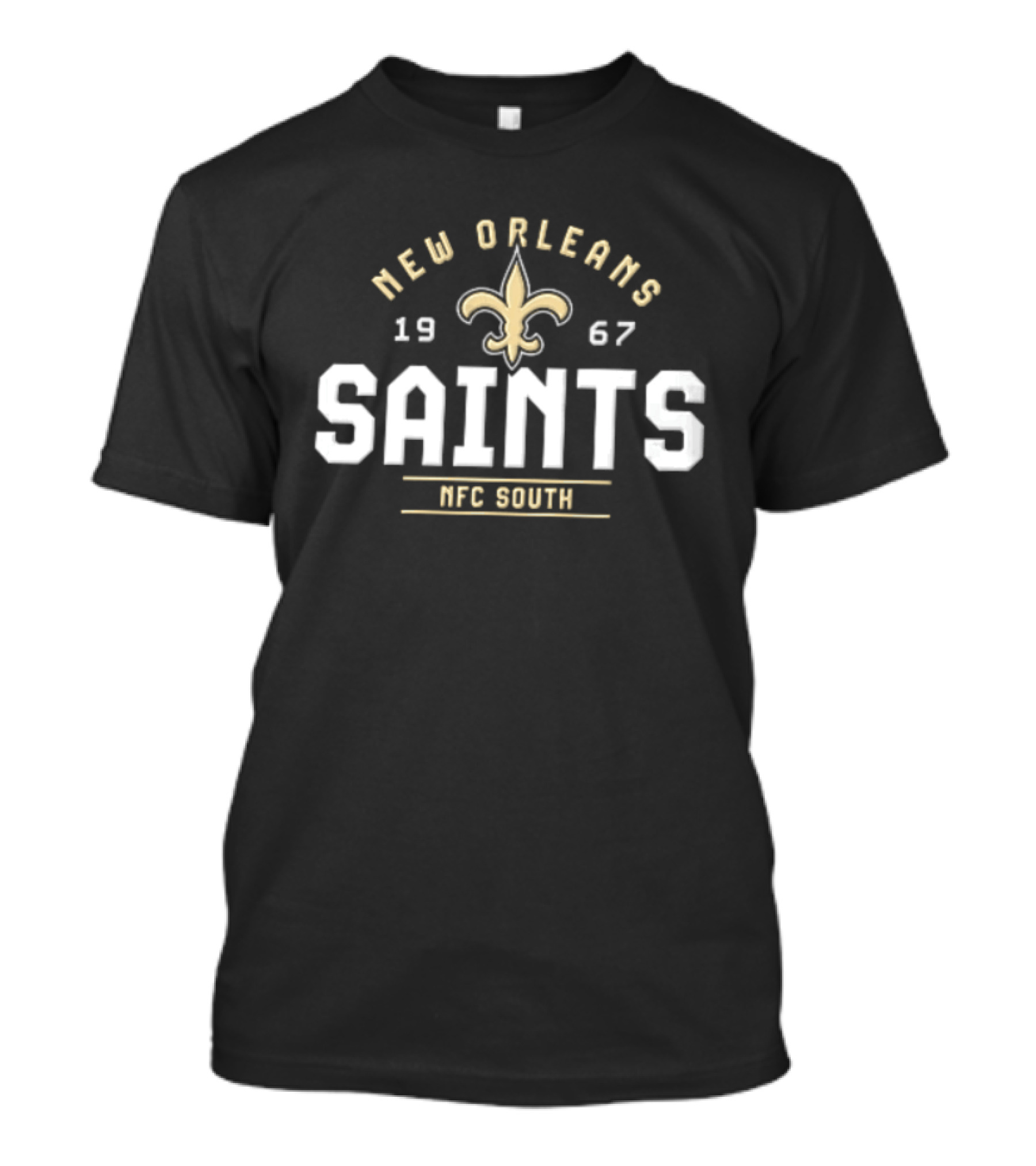 New Orleans Saints 1967 NFC South Fleur De Lis Saints T-Shirt