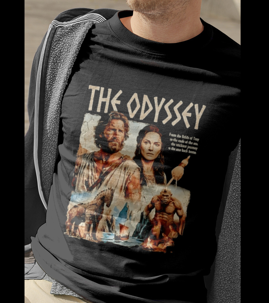 The Odyssey Journey From The Fields Of Troy To The Ends Of The Sea T-Shirt