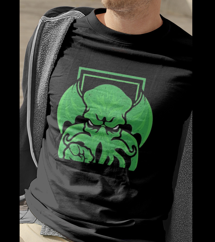 I Want Cthulhu YOU To Obey Commanding Green Creature T-Shirt