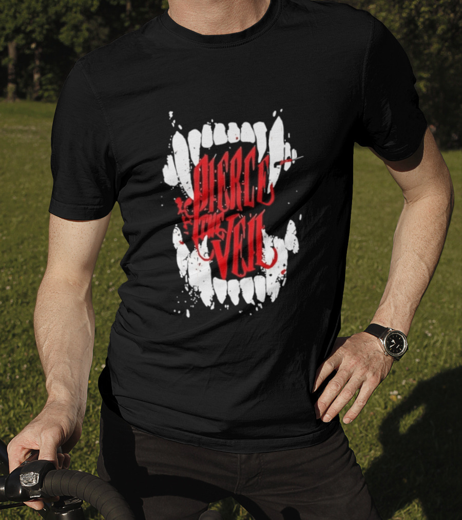 Pierce The Veil Blood Fangs Post Hardcore Band Merch T-Shirt