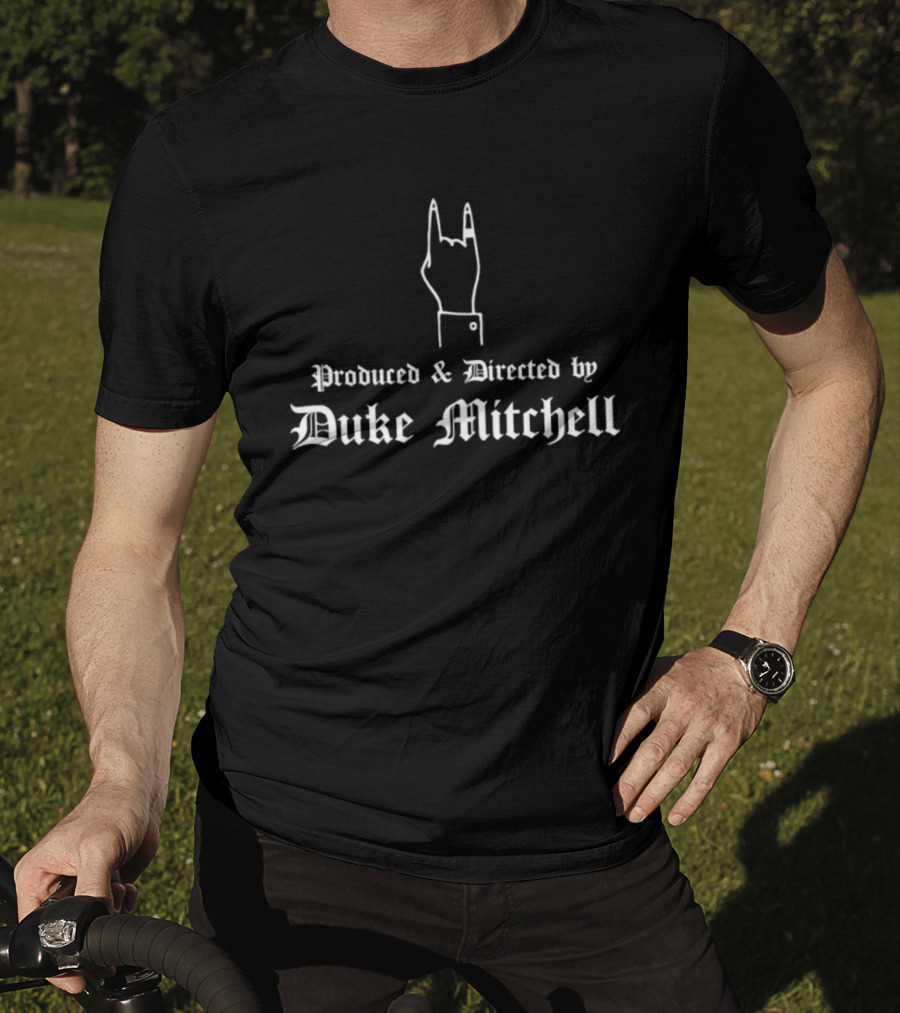 Produced And Directed By Duke Mitchell Cult Cinema Hand T-Shirt