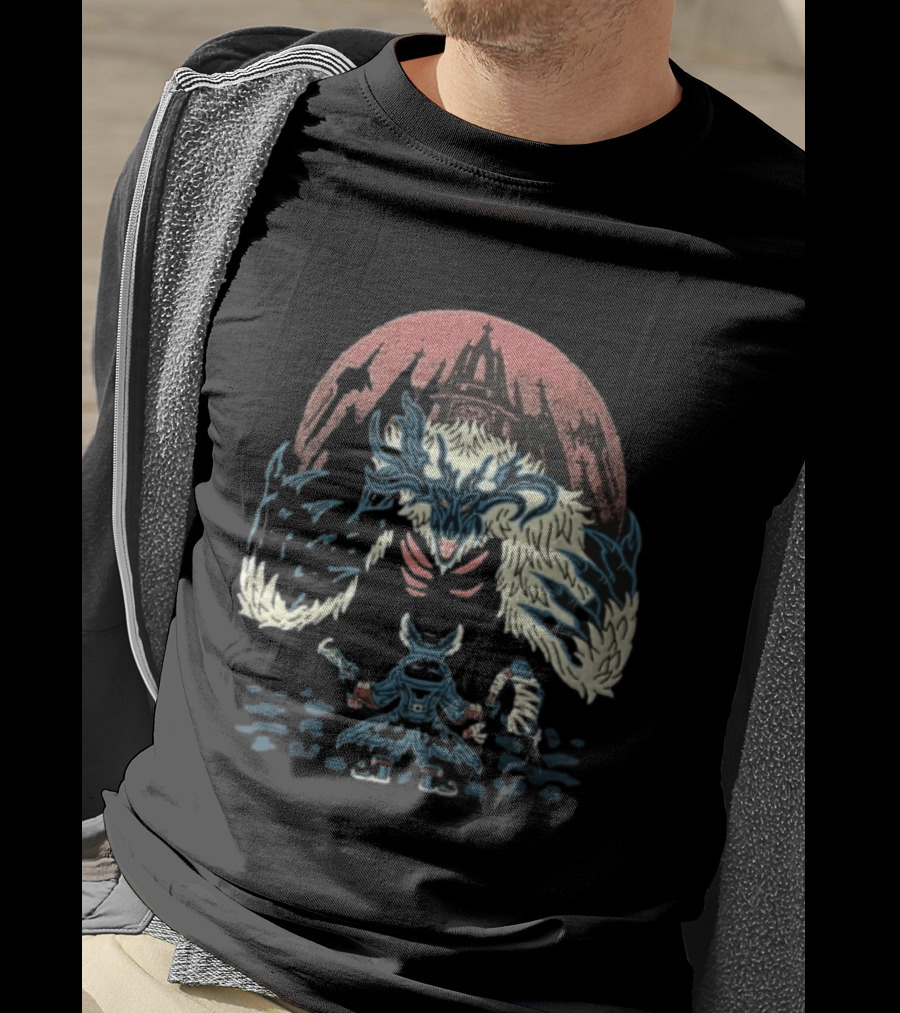 Vicar Amelia Hunter Confronts Beast At Gothic Cathedral T-Shirt