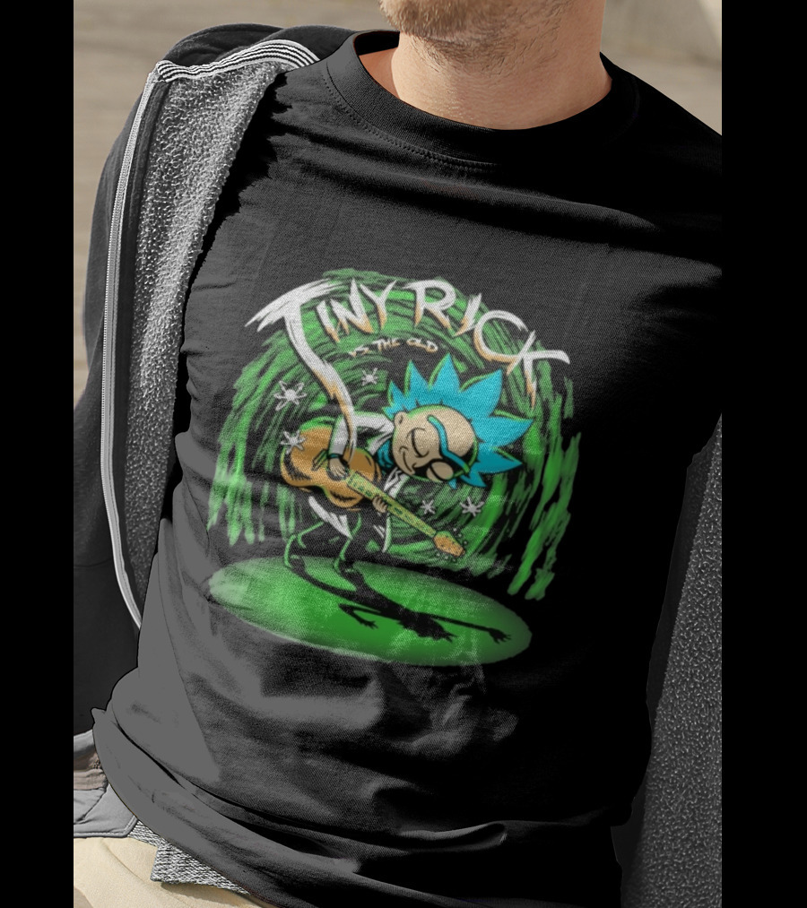 Tiny Rick Vs The Old Guitar Jam Session T-Shirt