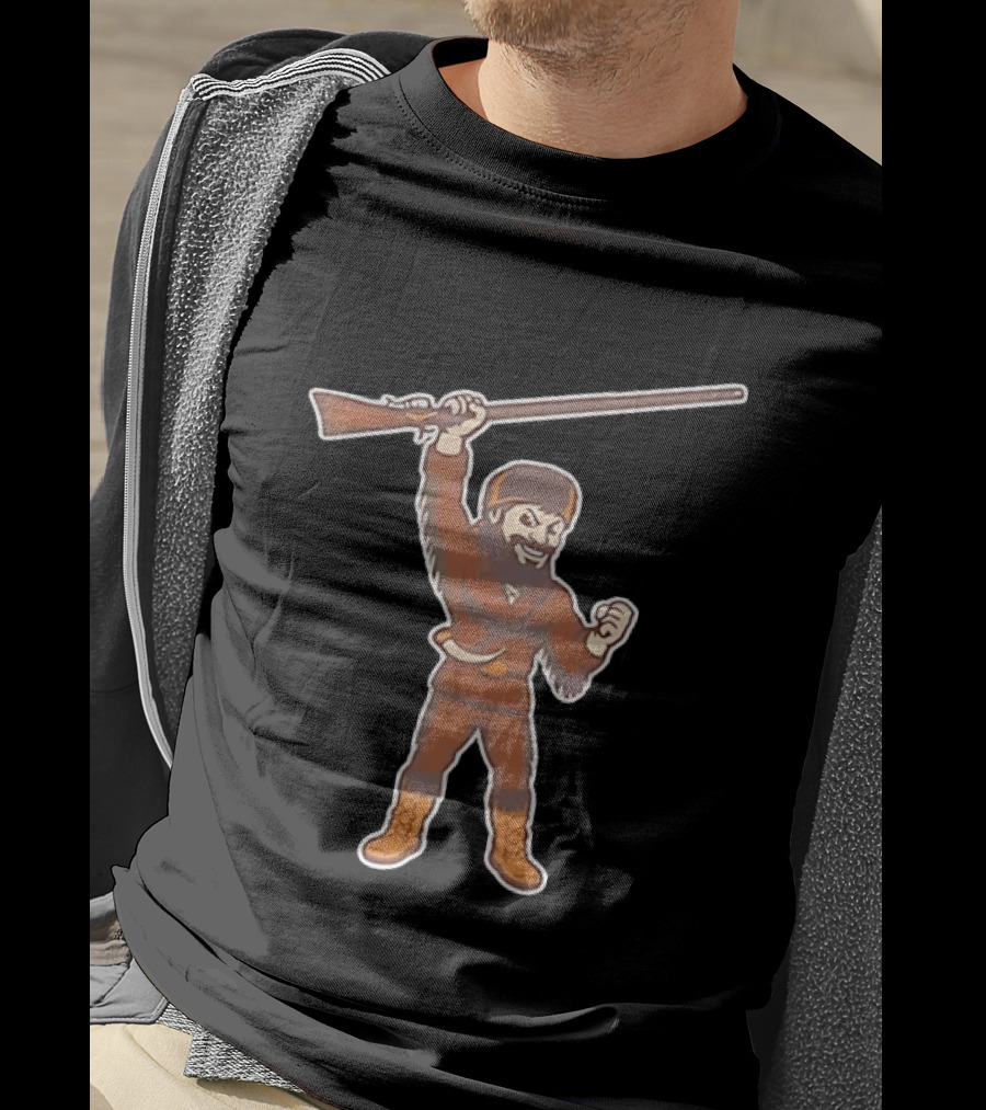 West Virginia Mountaineers WVU Mascot Vintage Rifleman T-Shirt