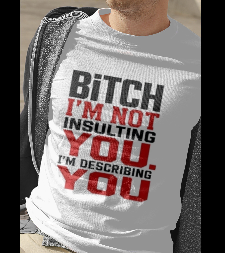Bitch I'm Not Insulting You I'm Describing You T-Shirt