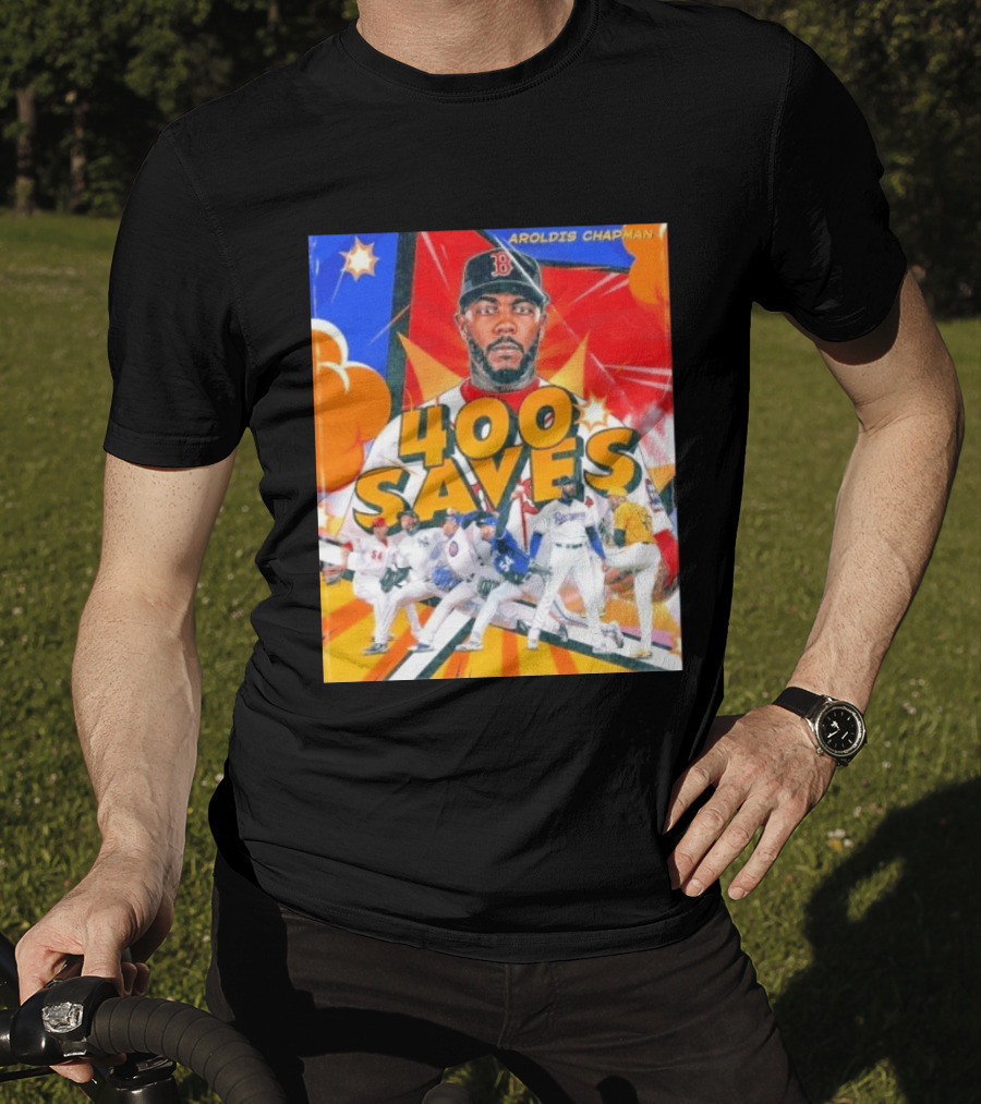 Aroldis Chapman MLB 400 Saves Record Pitcher Highlights T-Shirt