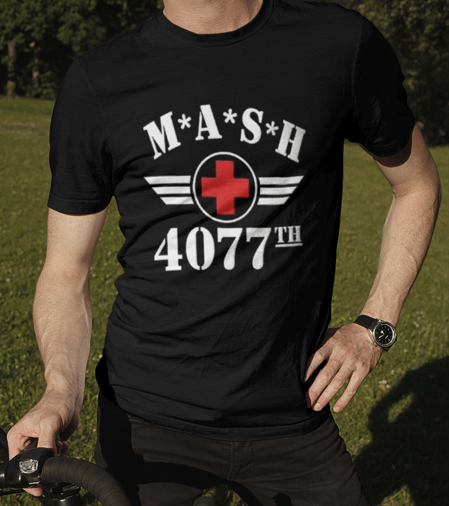 MASH 4077th Red Cross Emblem Military Series T-Shirt