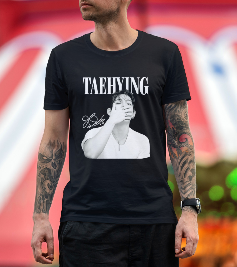 TAEHYUNG BTS V K Pop Fashion Style Signature T-Shirt