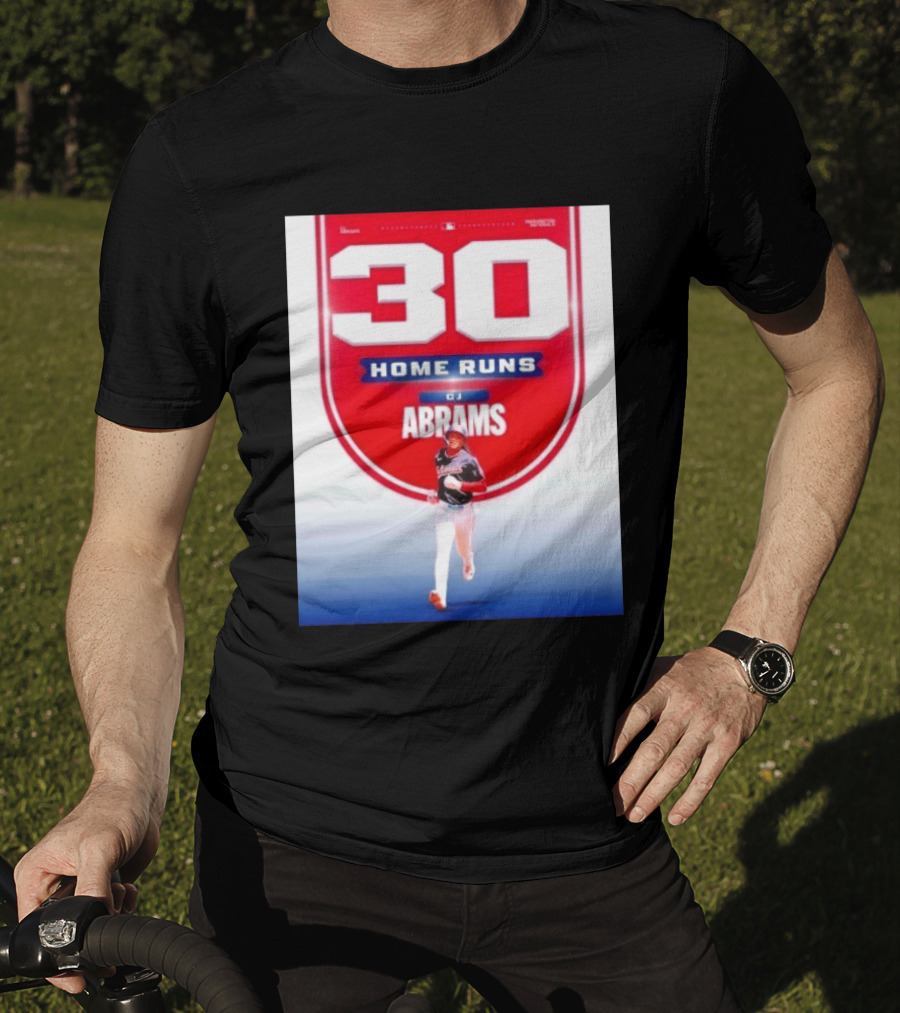 30 Home Runs CJ Abrams Washington Nationals T-Shirt