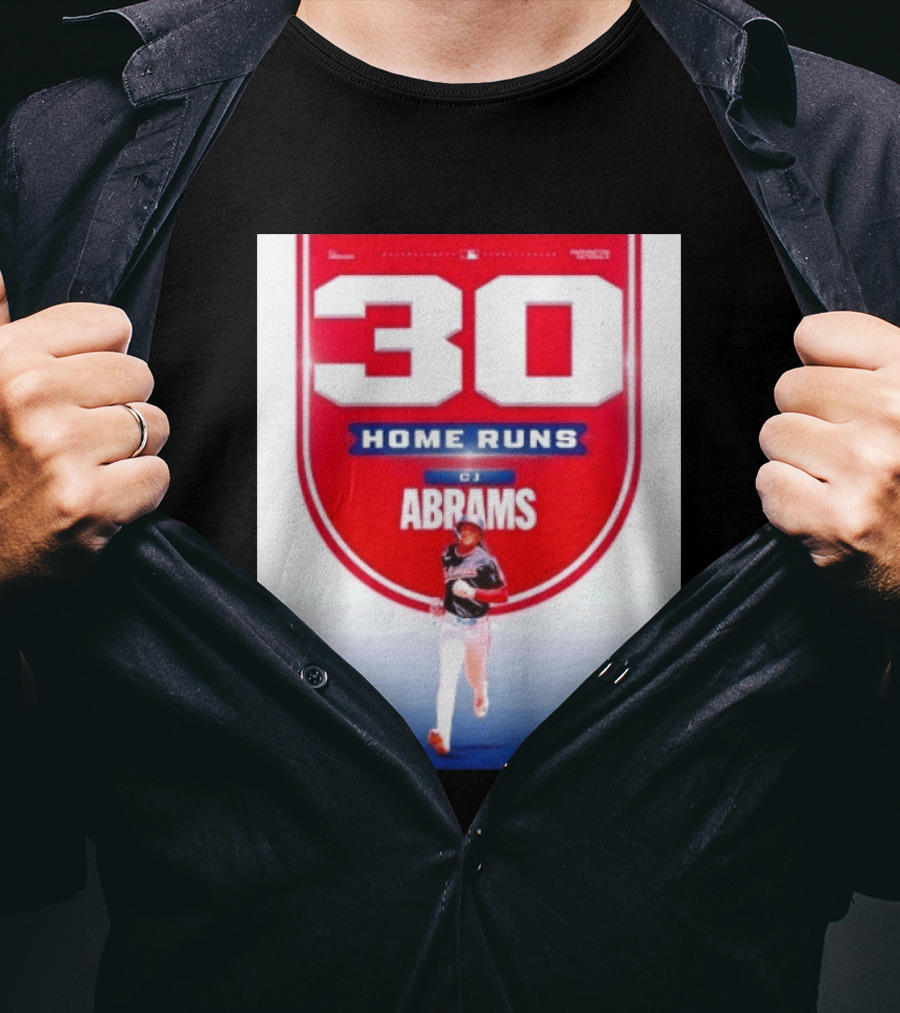 30 Home Runs CJ Abrams Washington Nationals T-Shirt