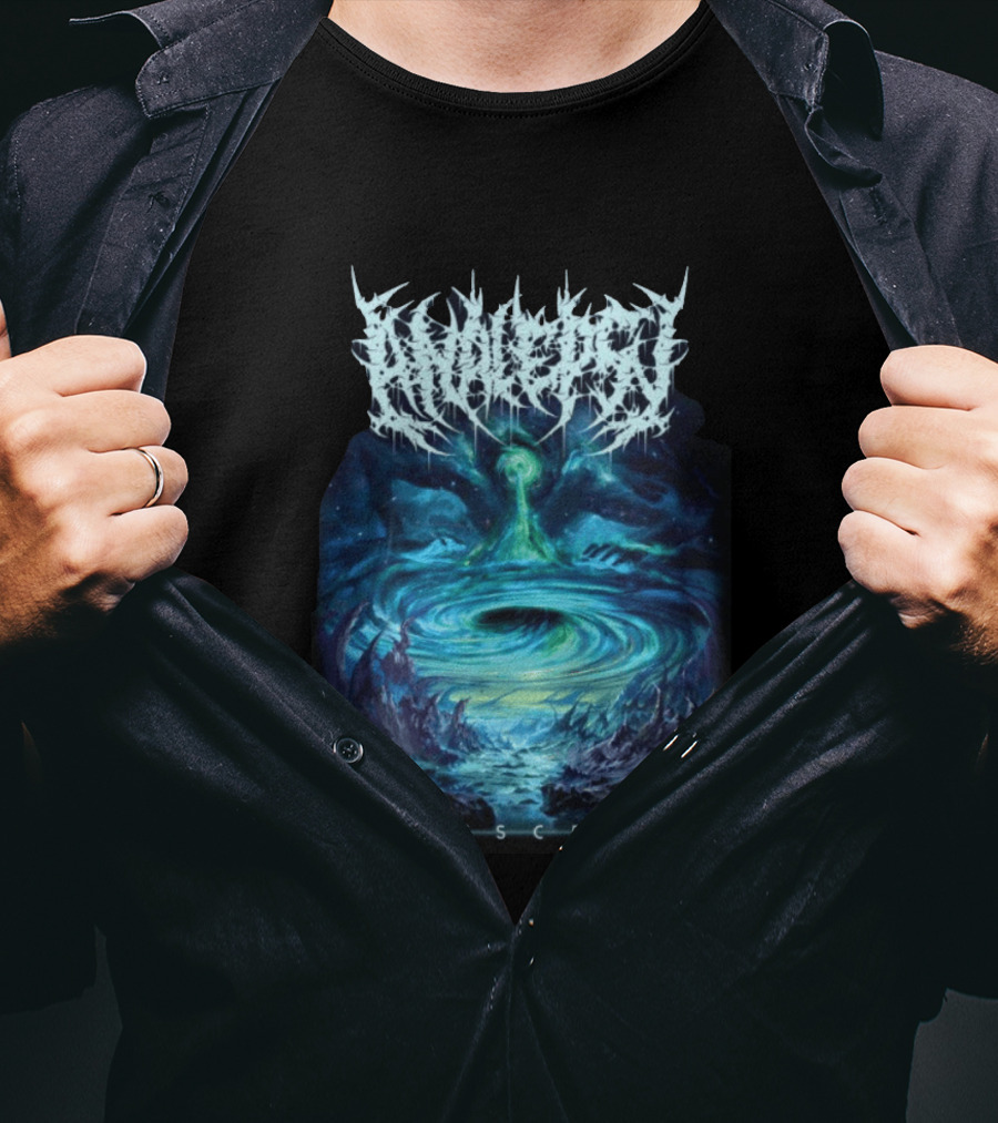 Miasma Records Analepsy Quiescence Surreal Cosmic Vortex T-Shirt