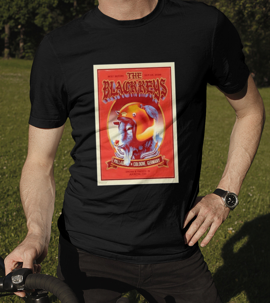 The Black Keys Palladium In Cologne Germany Concert September 6 2026 Akron OH T-Shirt