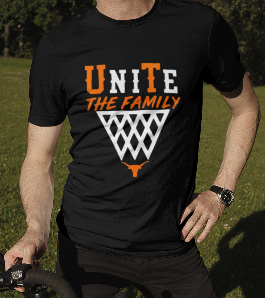 Unite The Family Mohamed Bamba Texas Longhorns Basketball Motif T-Shirt