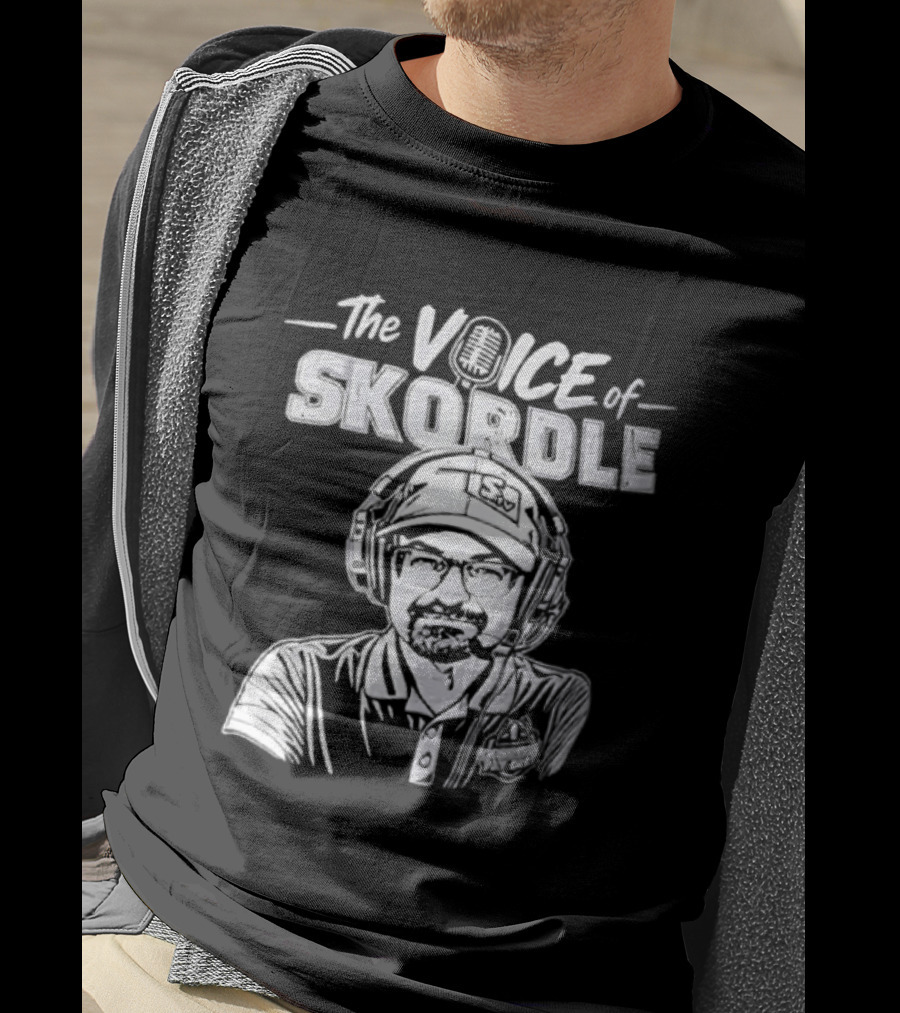 The Voice Of Skordle Podcast Broadcaster Sports Commentator T-Shirt