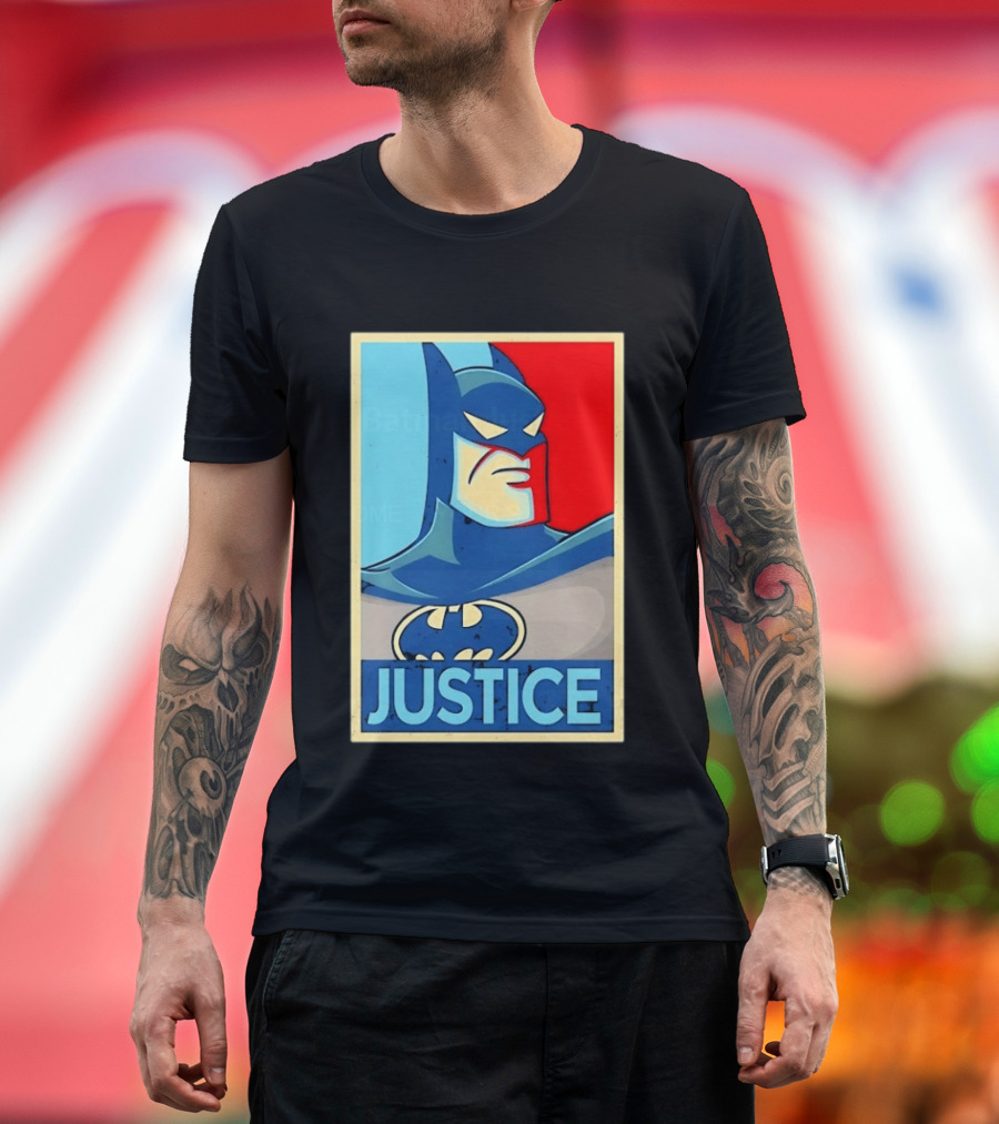 Justice Distressed Batman DC Comics T-Shirt