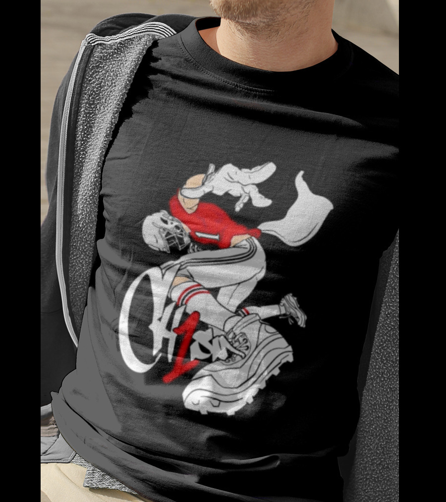 Drake Maye New England Patriots Number 1 T-Shirt