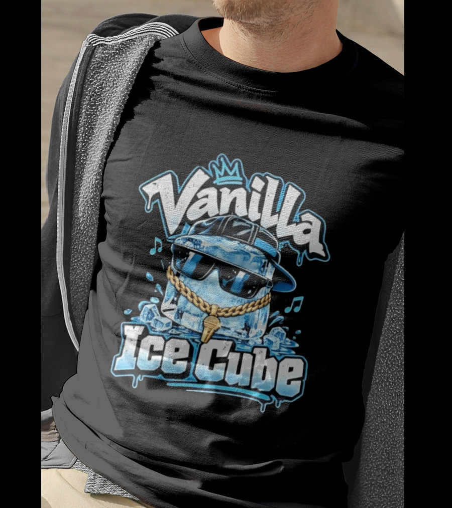 Vanilla Ice Cube Hip Hop Music Rap Cool Ice T-Shirt