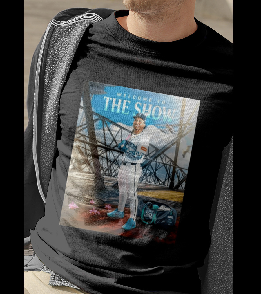Welcome To The Show Michael Arroyo Mariners 50th Anniversary Baseball T-Shirt