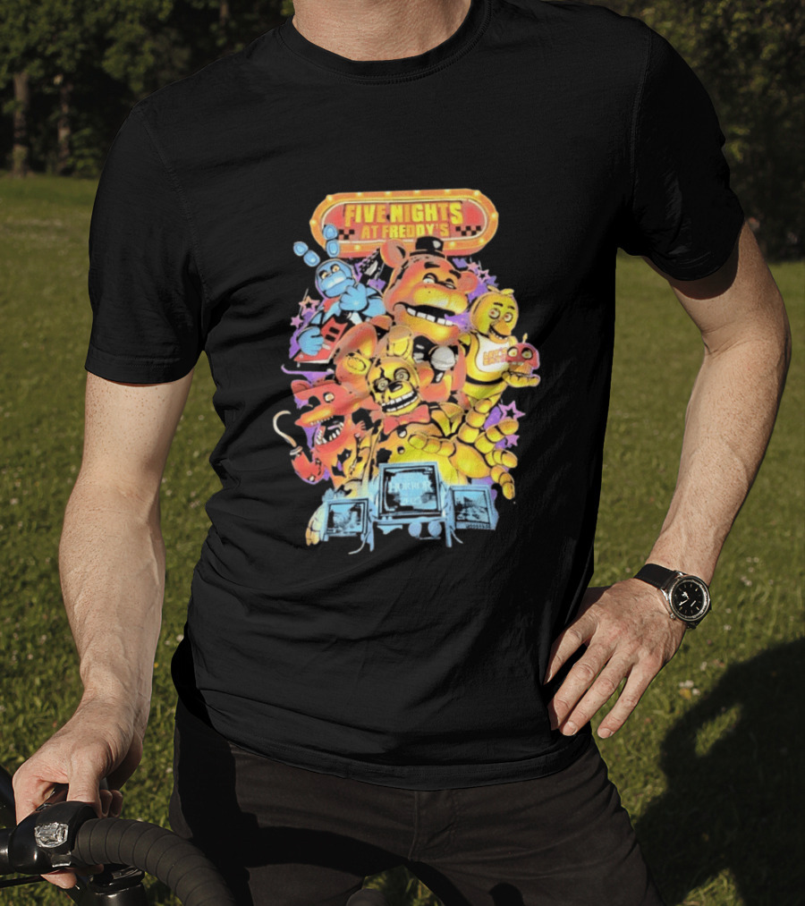 Five Nights At Freddy's Horror Nights 2023 Animatronic Characters T-Shirt