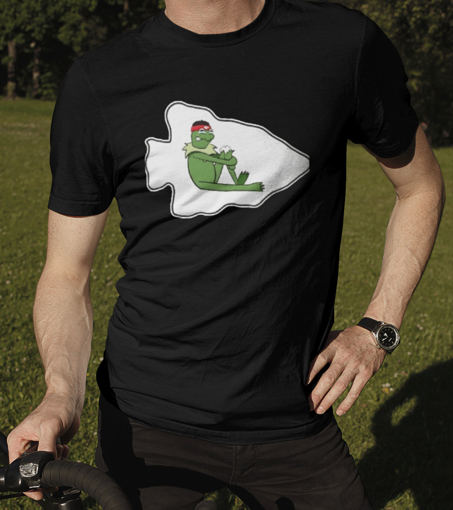 Patrick Mahomes Kansas City Chiefs Crying Kermit Meme T-Shirt