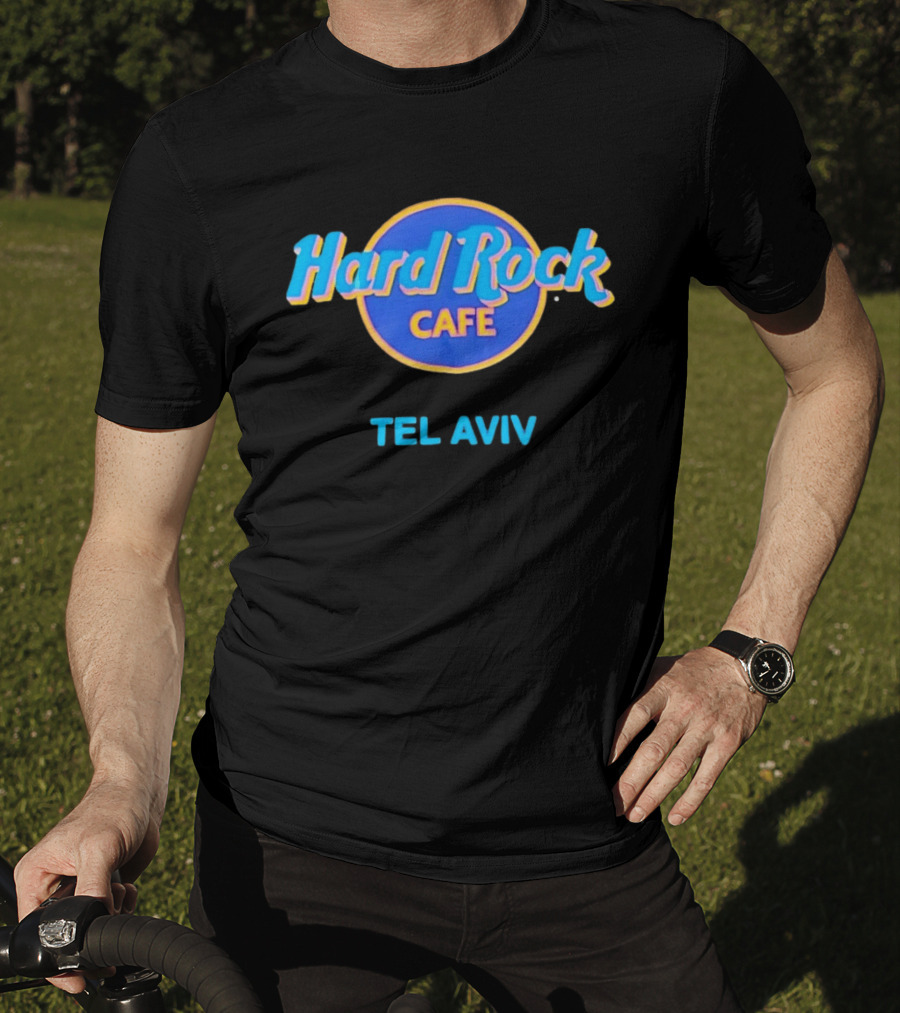 Hard Rock Cafe Tel Aviv Blue Circle T-Shirt
