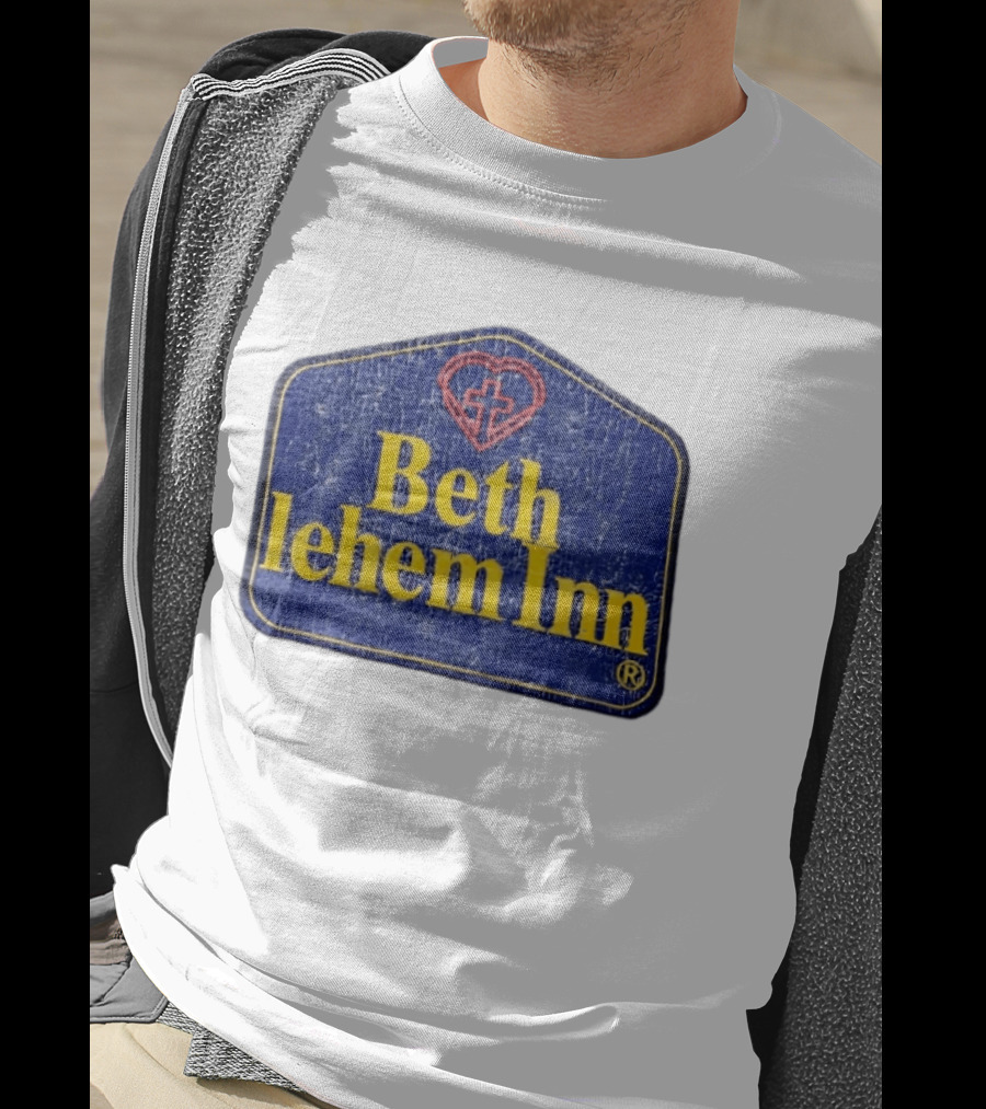 Bethlehem Inn Heart With Cross Christian T-Shirt