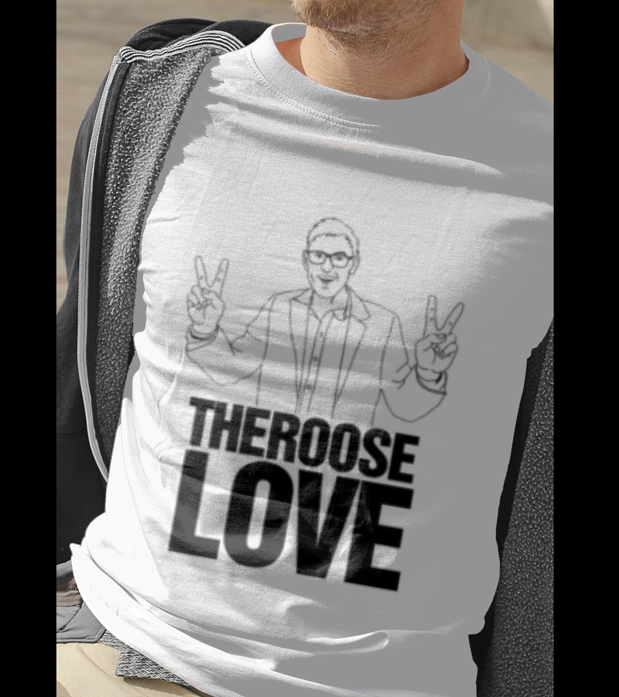 Choose Love Store Louis Theroux Choose Love Peace Sign Gesture T-Shirt