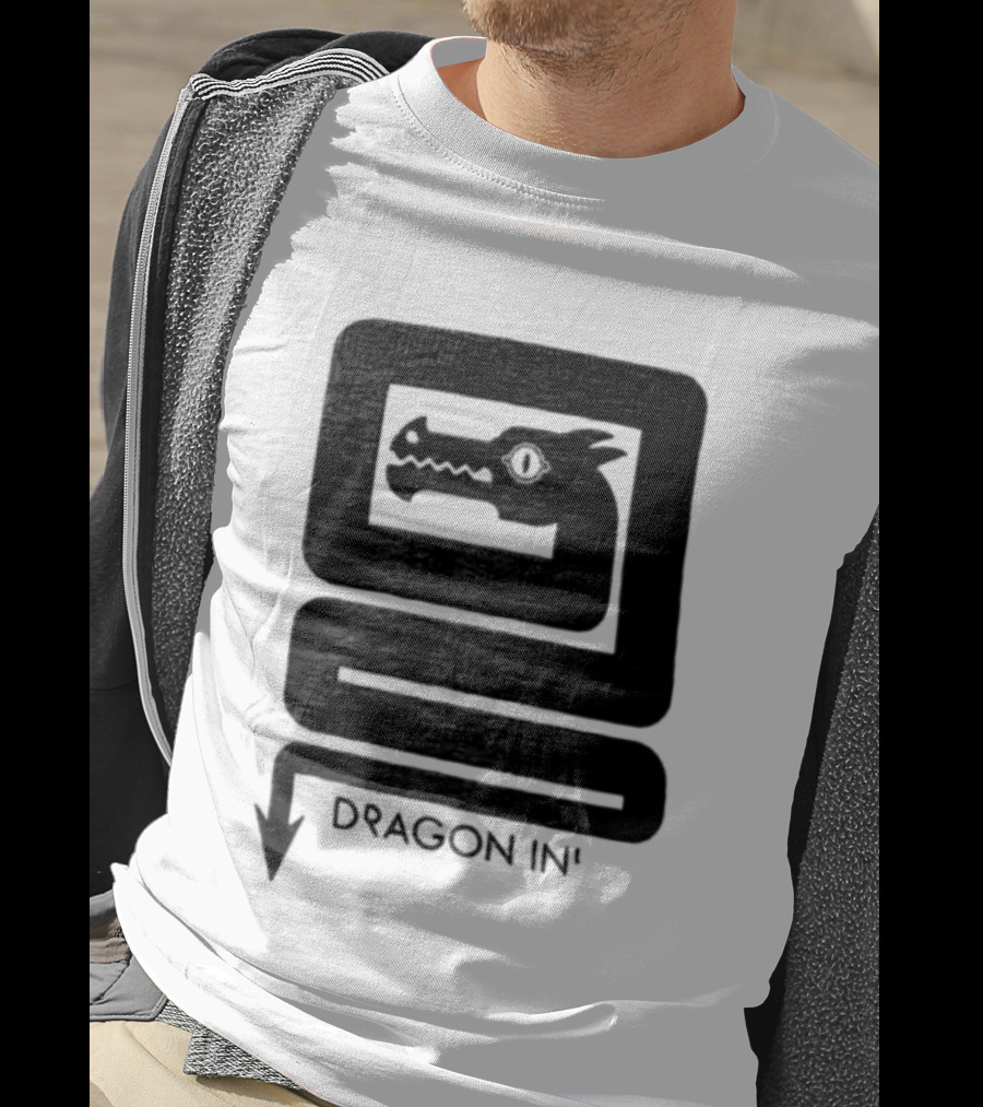 Dragon Ink Snake Head Mythical Creature T-Shirt