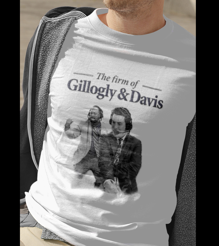 Gillogly And Davis The Firm Of Sports Commentators T-Shirt