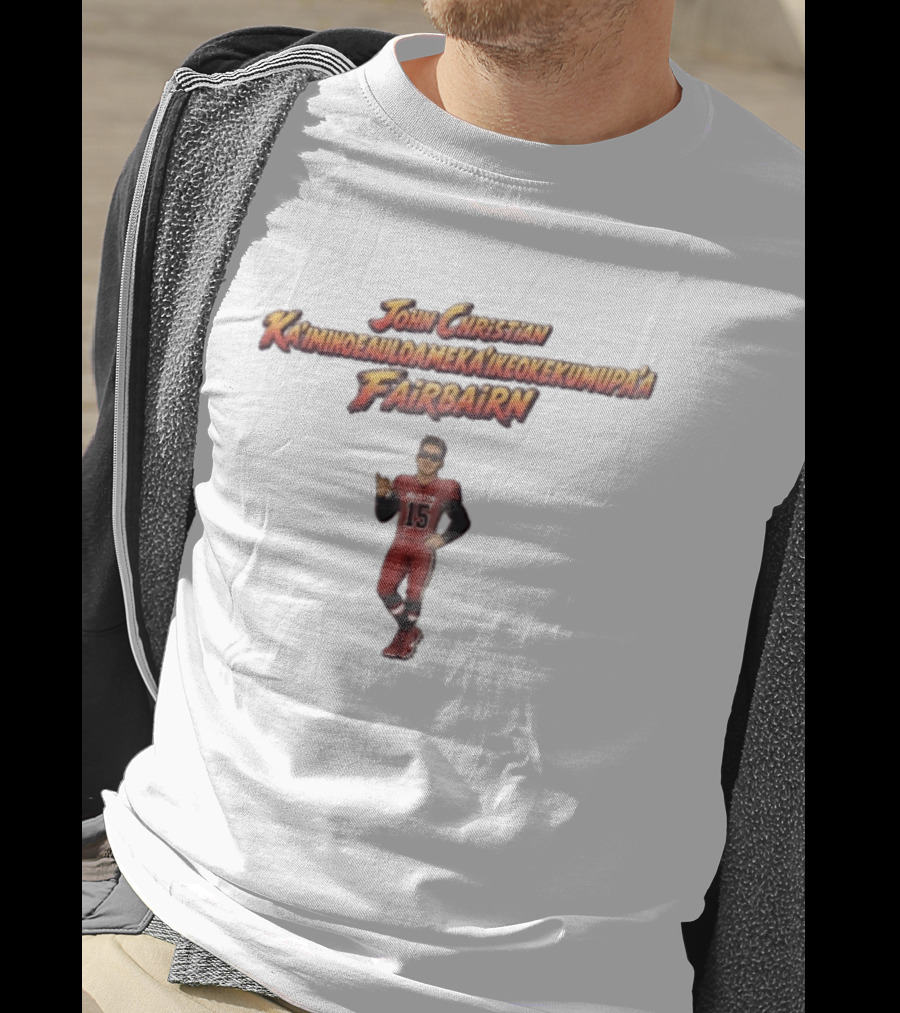 Houston Texans John Christian Kaiminoeauloamekaikeokekumupaa Fairbairn Kicker Caricature T-Shirt