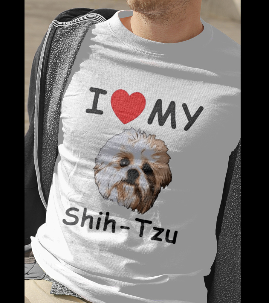 I Love My Shih Tzu Dog T-Shirt