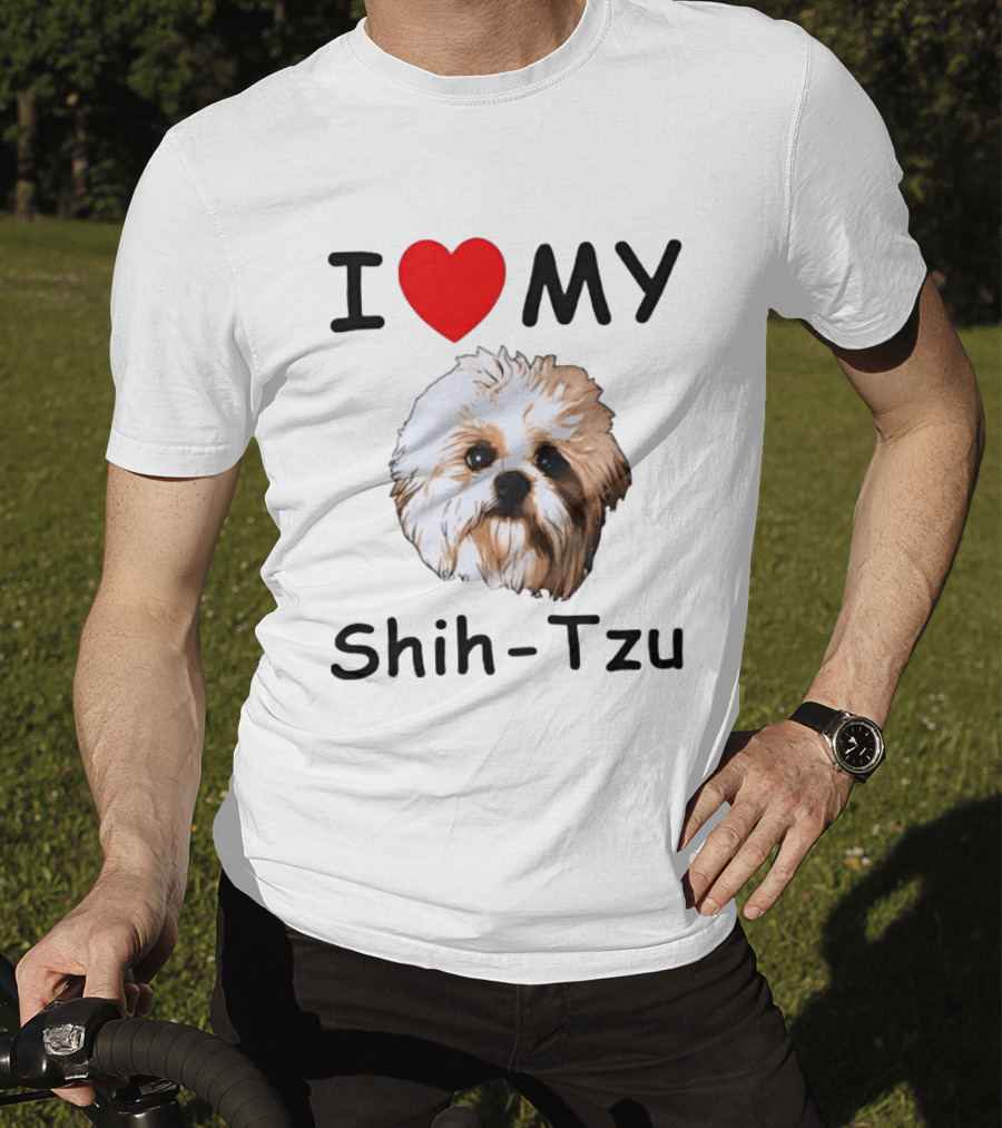 I Love My Shih Tzu Dog T-Shirt