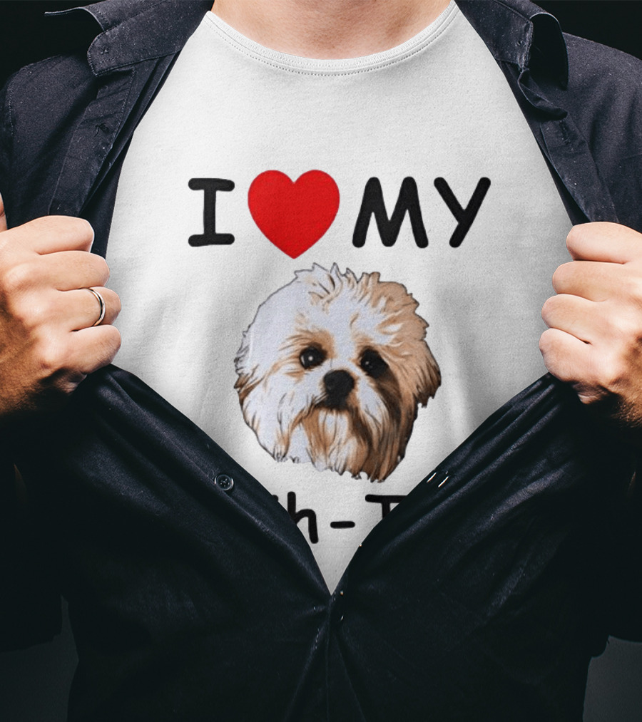 I Love My Shih Tzu Dog T-Shirt