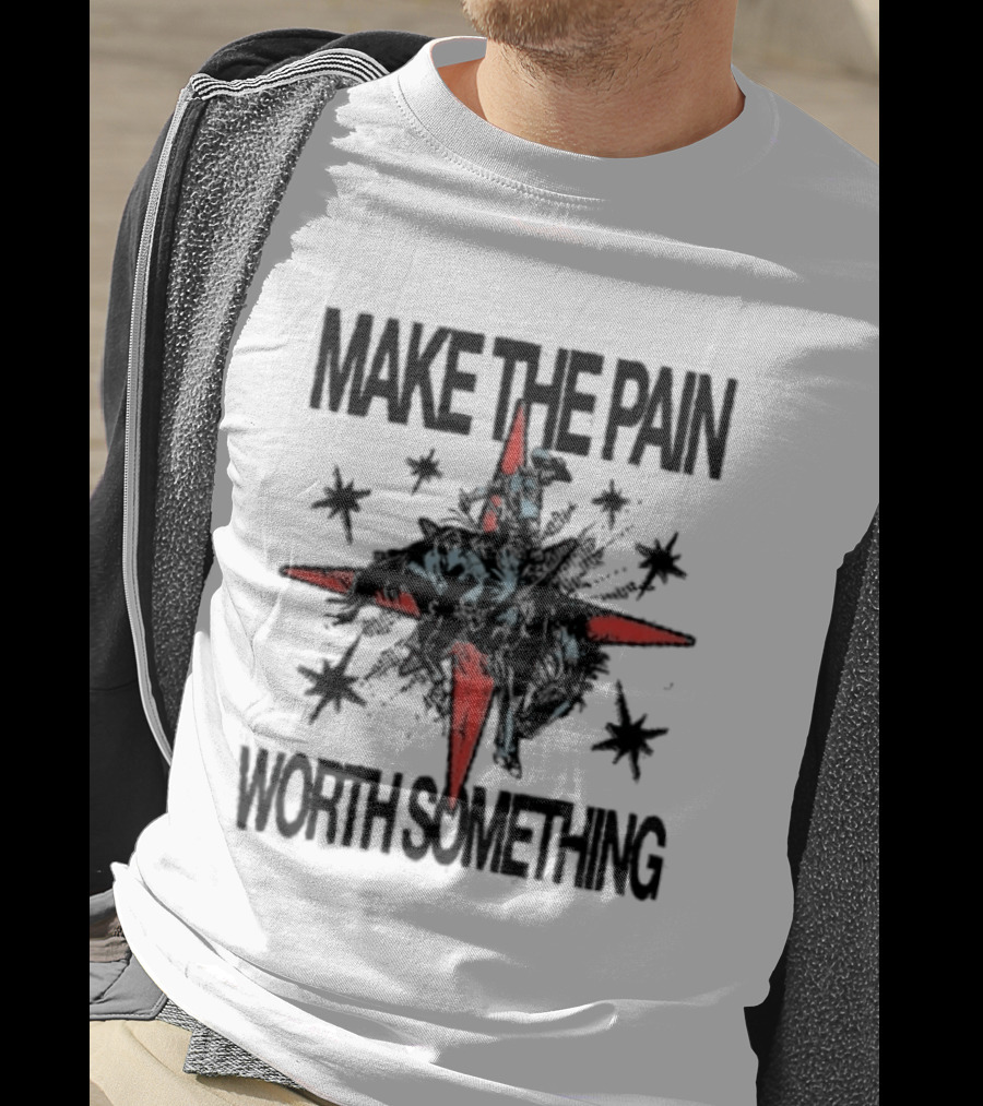 Make The Pain Worth Something Cowboy Rodeo Starburst T-Shirt