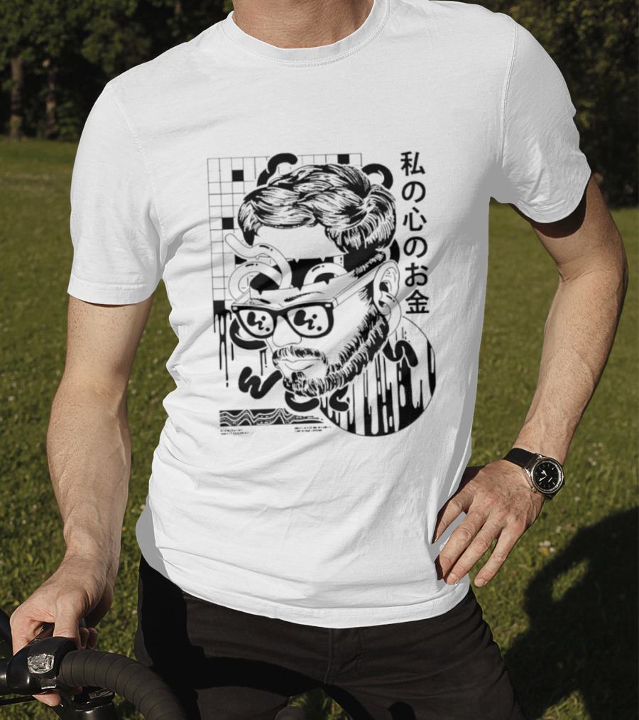My Heart's Money Japanese Aesthetic Surreal T-Shirt