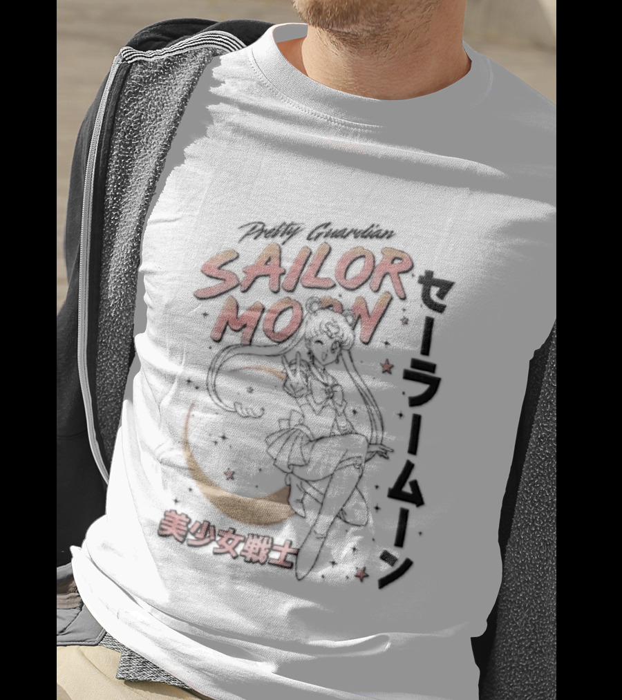 Sailor Moon Pretty Guardian Bishoujo Senshi Iconic Anime Manga T-Shirt