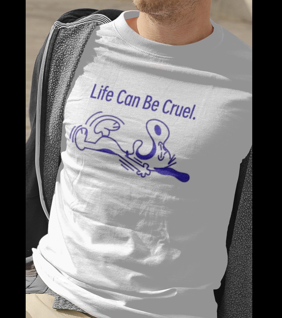 Snoopy Life Can Be Cruel Comic T-Shirt