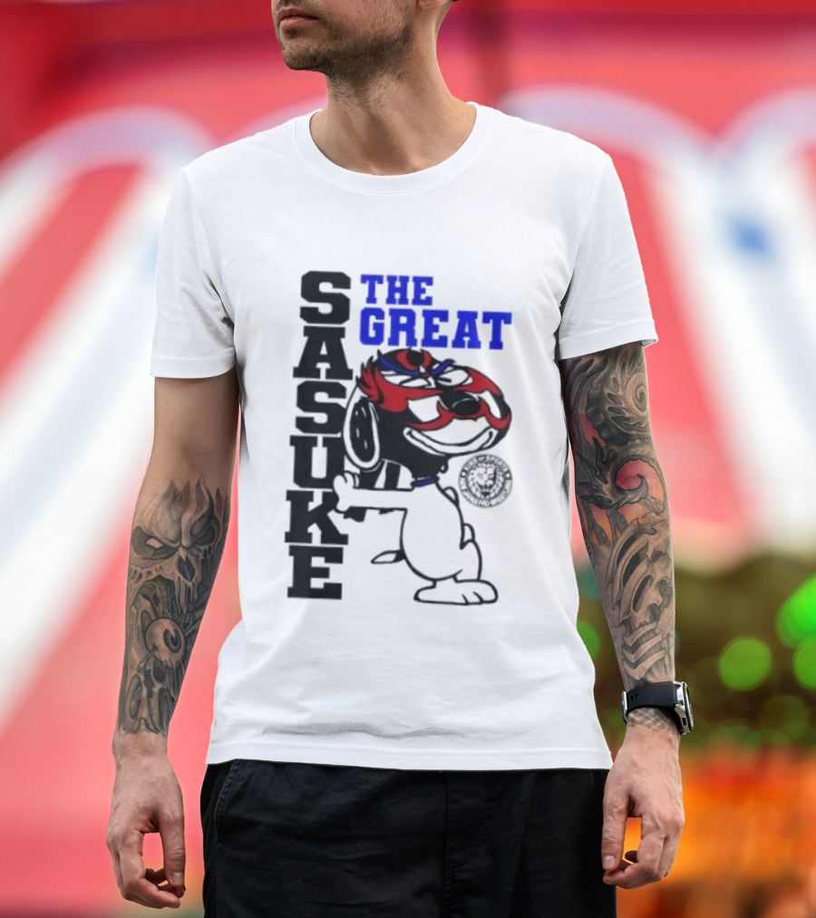 The Great Sasuke Snoopy New Japan Pro Wrestling T-Shirt
